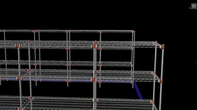 Διάταξη ραφιών στο λογισμικό CAD της CoolRack