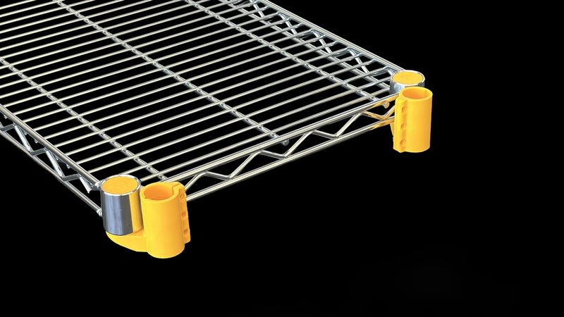 Συρμάτινο ράφι με στηρίγματα σύνδεσης CoolRack